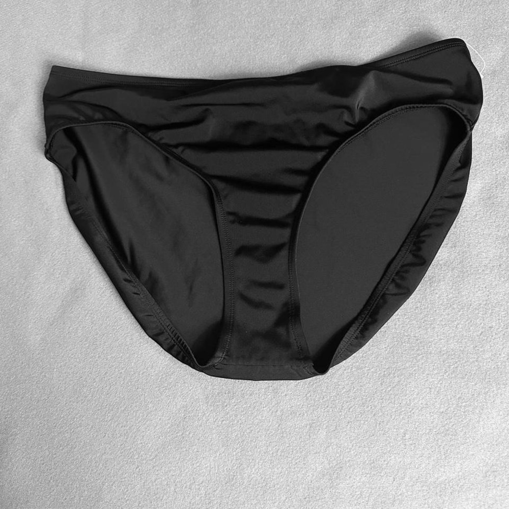 Retro Jantzen Black Bikini Bottom Size 18 Y2K 90s